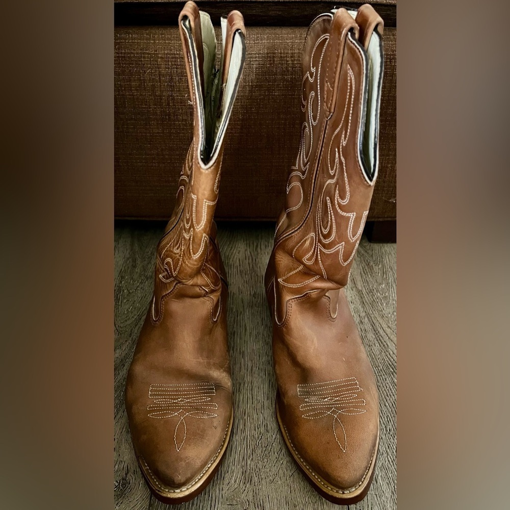 Biltrite Nitrene Men’s Western Cowboy Leather Boots size 10